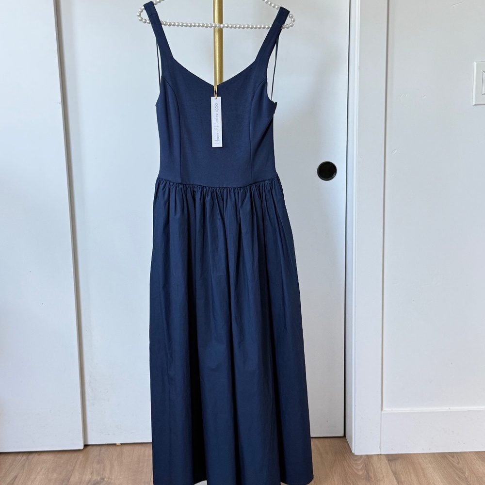 House of Harlow 1960 Navy Blue Maxi Dress